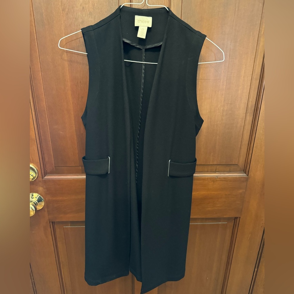 Chico’s long vest